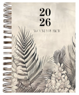 AGENDA FLORES -ELEGANCIA EN CADA PÁGINA