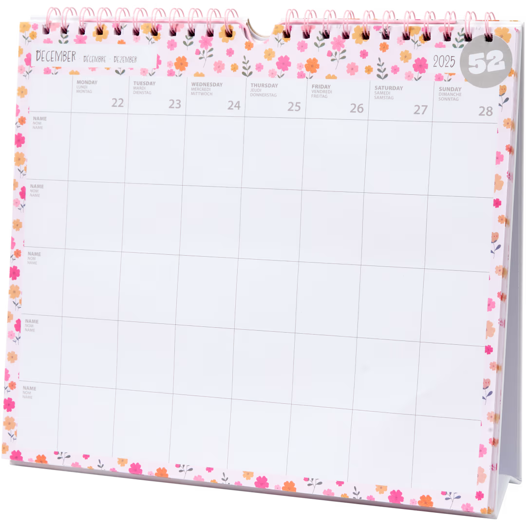 PLANIFICADOR FAMILY 2026 ROSA