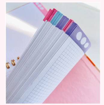 CUADERNO FLORES NEGRAS/BLANCAS