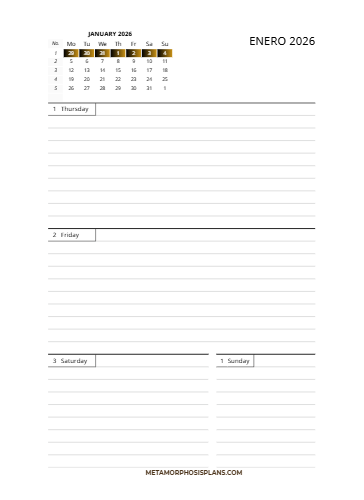 AGENDA 2026 NARANJAL