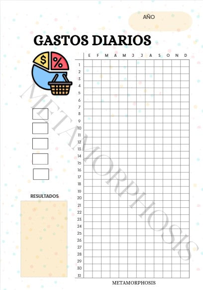 HOJA ANUAL -FINANZAS -GASTOS DIARIOS