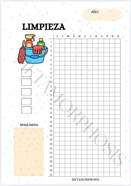 HOJA ANUAL -LIMPIEZA