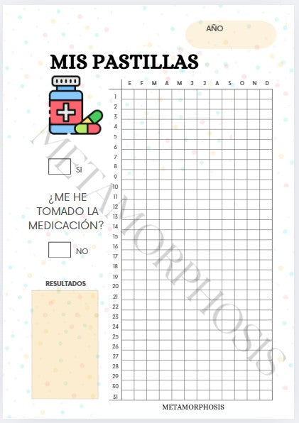 HOJA ANUAL- MIS PASTILLAS