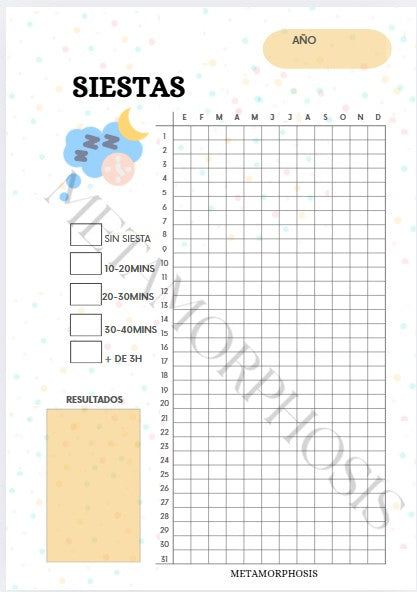 HOJA ANUAL SIESTA