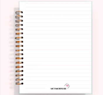 CUADERNO FLORES NEGRAS/BLANCAS